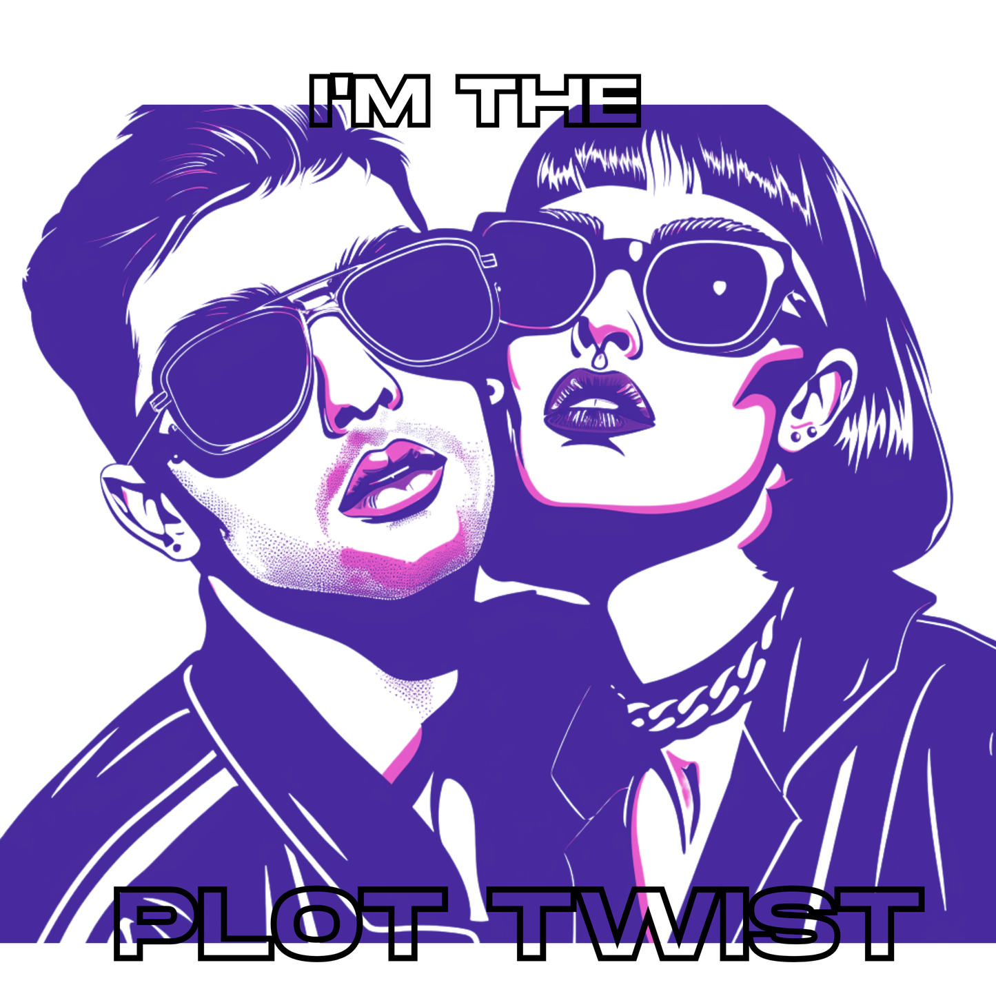 Maro Wilde "Plot Twist" Muscle Tank Top - White