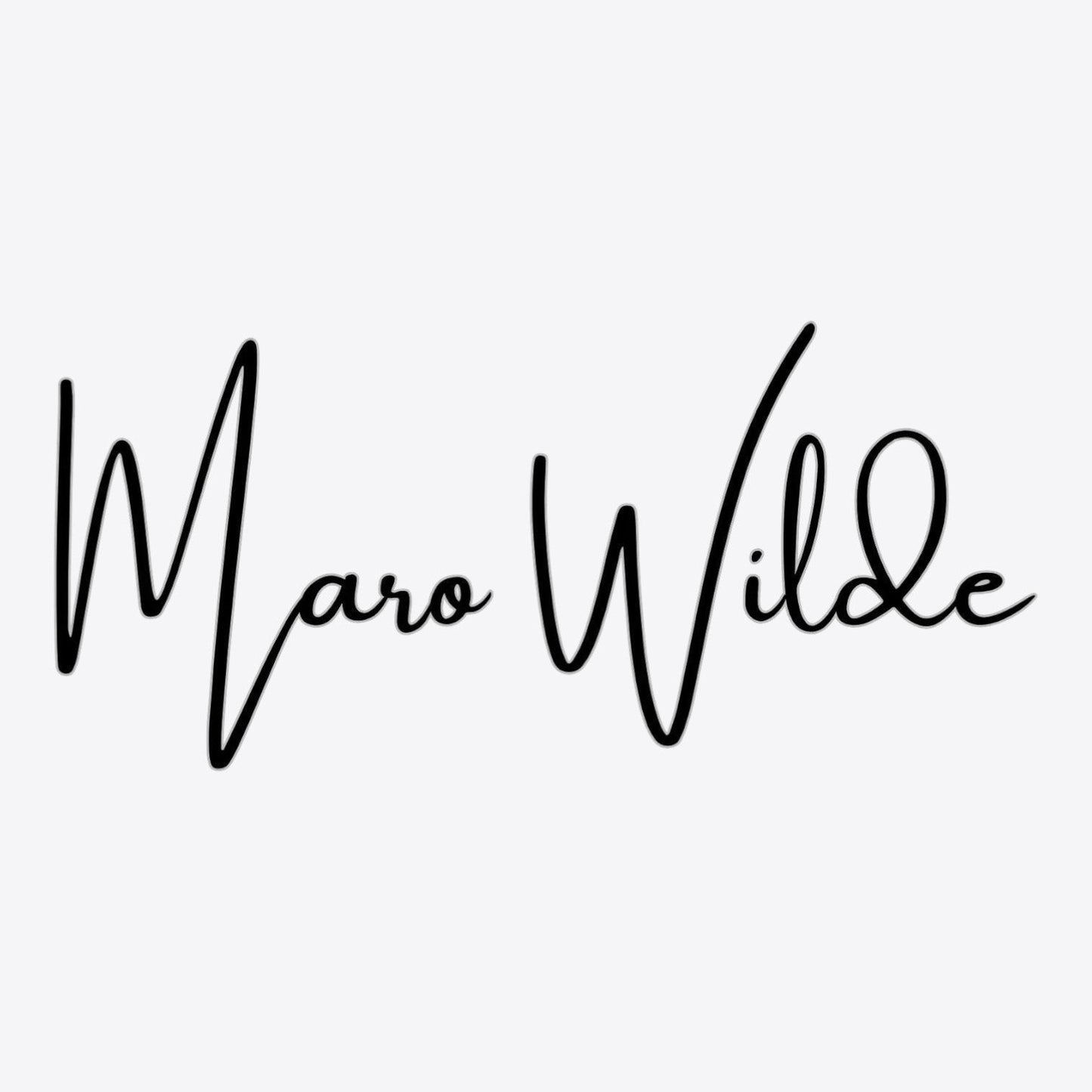 Maro Wilde grey 100% organic cotton unisex regular fit polo shirt with embroidered signature.