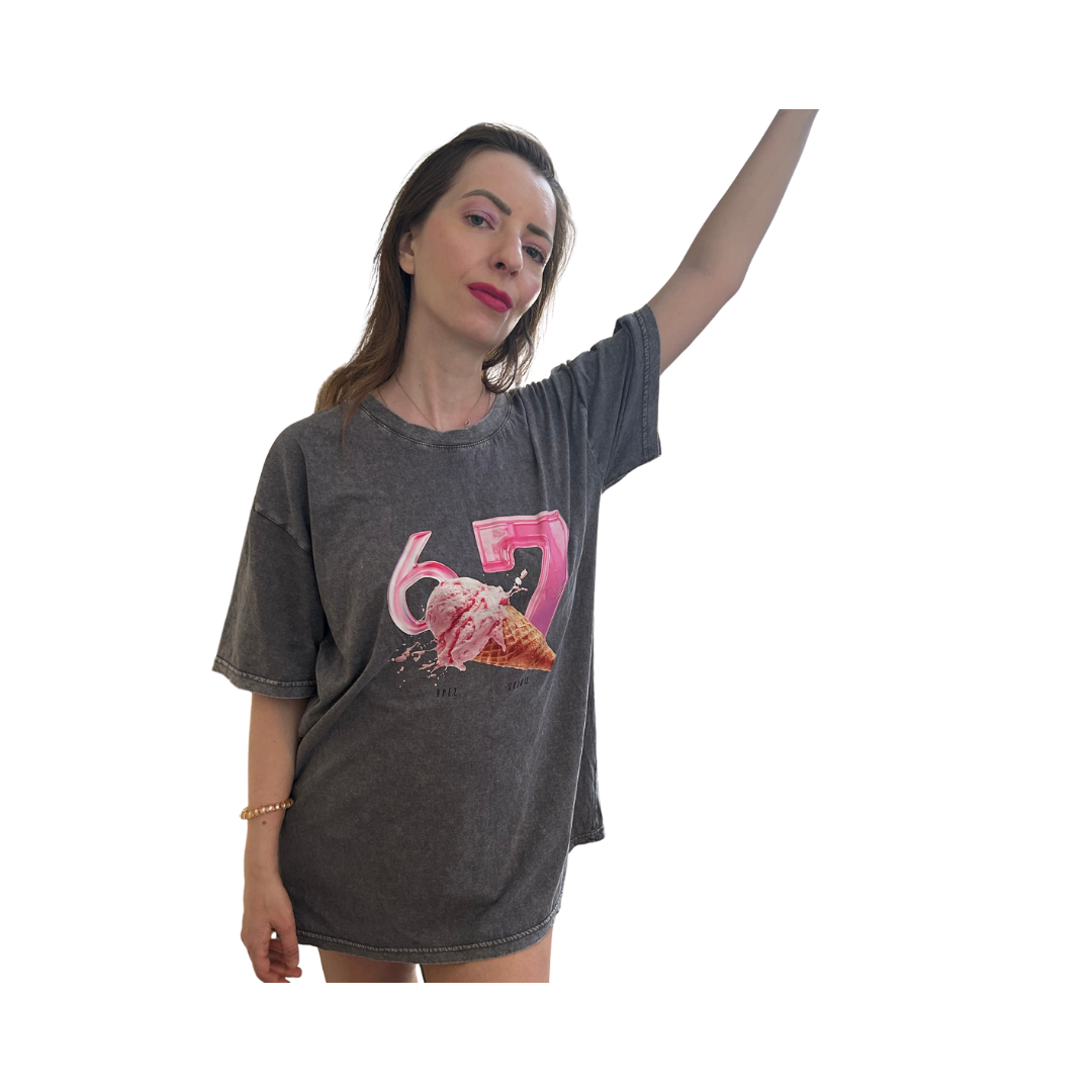 6-7 ΧΩΝΑΚΙ ΠΑΓΩΤΟ T-Shirt - Dark Heather