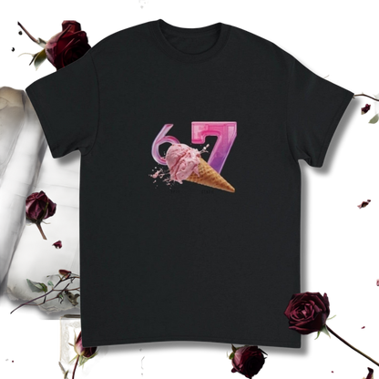 Ice Cream Cone Tee - Black