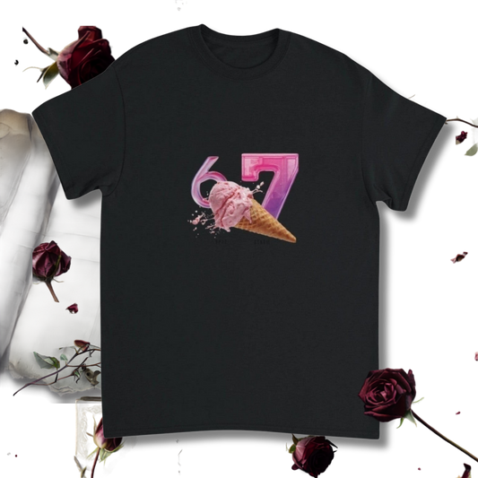 Ice Cream Cone Tee - Black