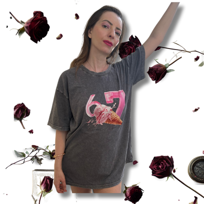 Ice Cream Cone Tee - Dark Heather