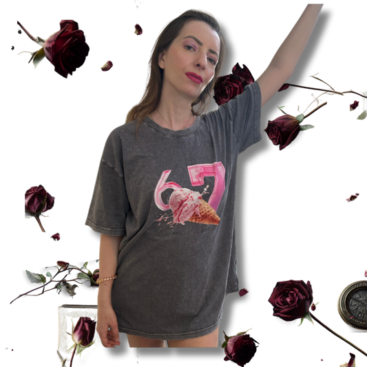 Ice Cream Cone Tee - Dark Heather