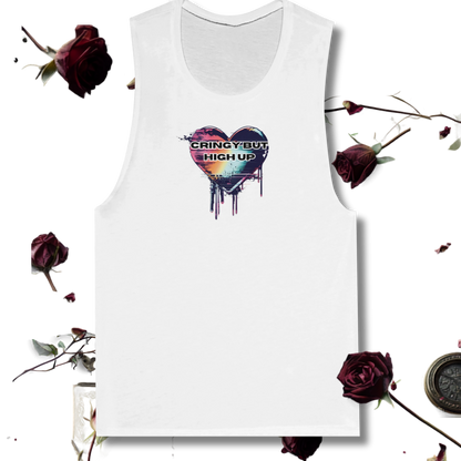 Maro Wilde "Cringy" - Muscle Tank Top - White
