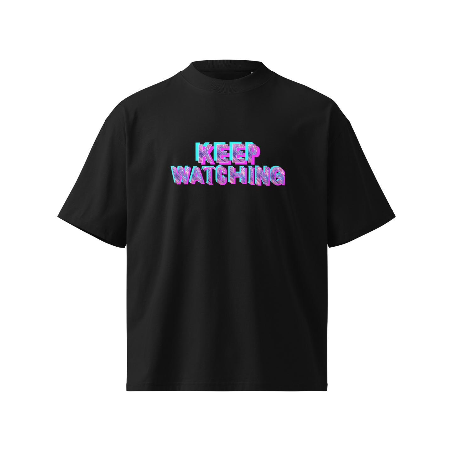 KEEP WATCHING Oversized - Black