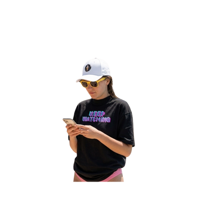KEEP WATCHING Oversized - Black