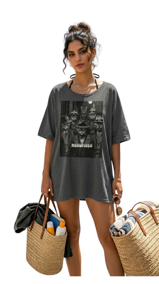 MEOWFIOSO T-Shirt – Dark Heather