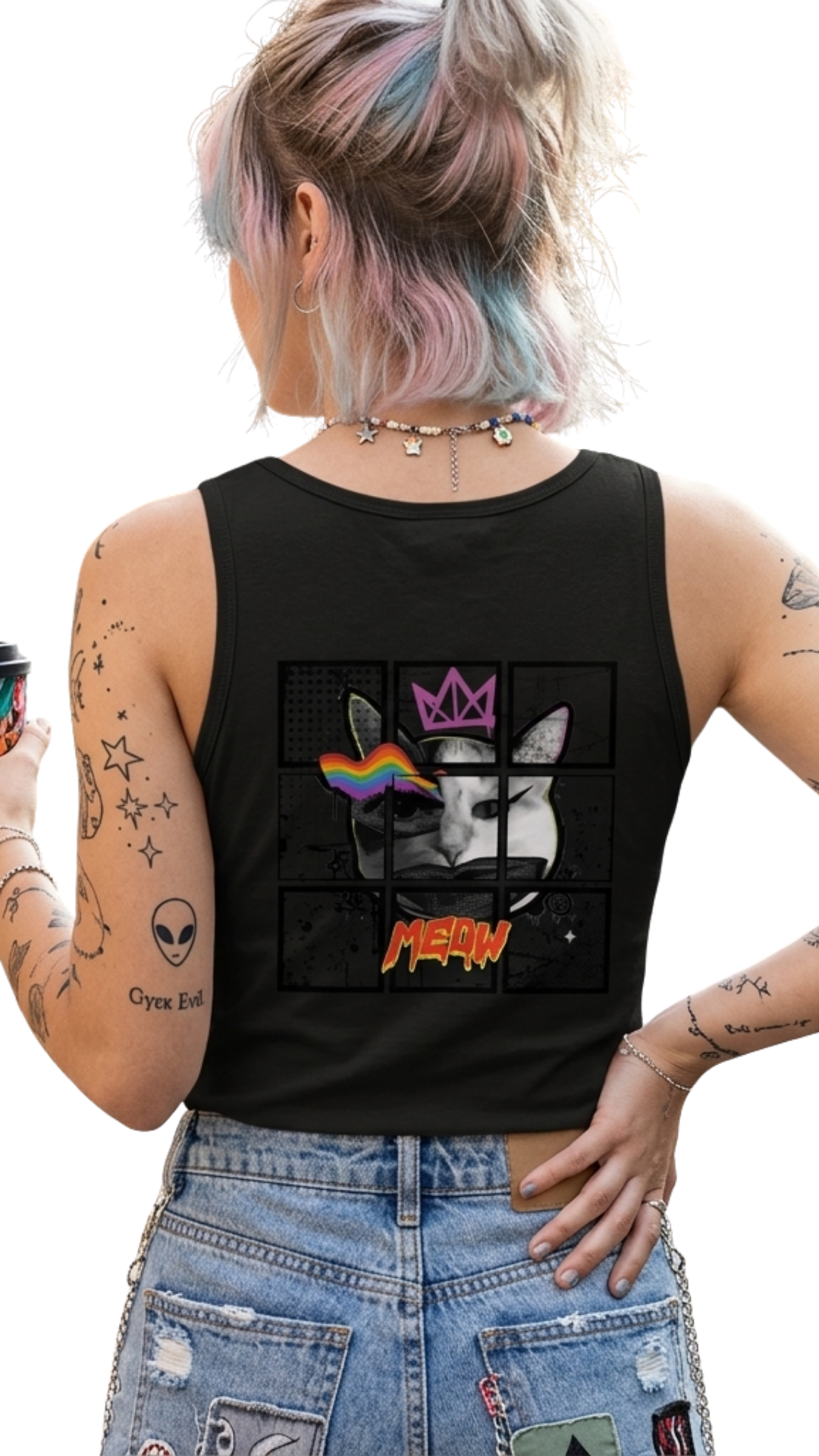 The Rainbow Meow Unisex