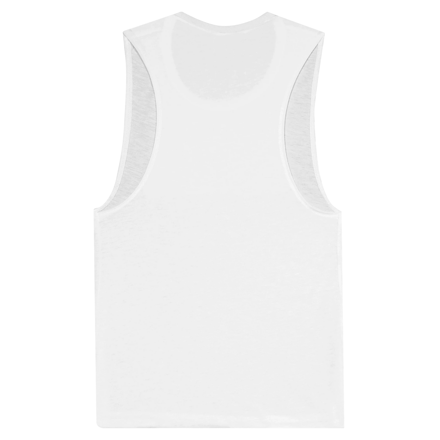 Maro Wilde "Karma Is A B!tch" Muscle Tank Top - White
